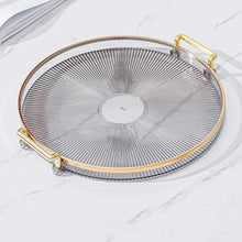 Carregar imagem no visualizador da galeria, Bandeja Acrílica Redonda Minimalista Casa Splendida
