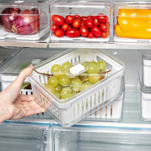 Carregar imagem no visualizador da galeria, Kit 4 Organizadores 2,2 Litros de Geladeira Acrílico
