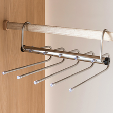Carregar imagem no visualizador da galeria, Cabide Dobável Inox Multi Calças Casa Splendida
