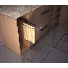 Carregar imagem no visualizador da galeria, Porta Pano De Prato Triplo Deslizante Com Trilho Cozinha
