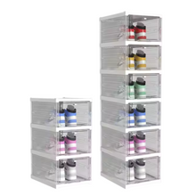 Carregar imagem no visualizador da galeria, Caixa De Sapato Dobrável Armazenamento Transparentes
