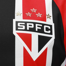 Carregar imagem no visualizador da galeria, Camisa São Paulo Away 25/26 Jogador - Vermelha e Preta

