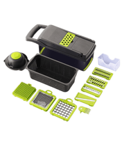 Carregar imagem no visualizador da galeria, Triturador de Legumes Multifuncional 14 em 1 com Cesto
