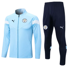 Carregar imagem no visualizador da galeria, Agasalho de Viagem Manchester City - Masculino - Azul Claro
