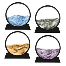 Carregar imagem no visualizador da galeria, Ampulheta de Areia 3D Decorativa  Arte Relaxante em Movimento
